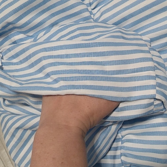 HTF! NWOT Rosedress Striped Light & Airy Summer Maxi Dress Sz.M (A-72) - Picture 10 of 11